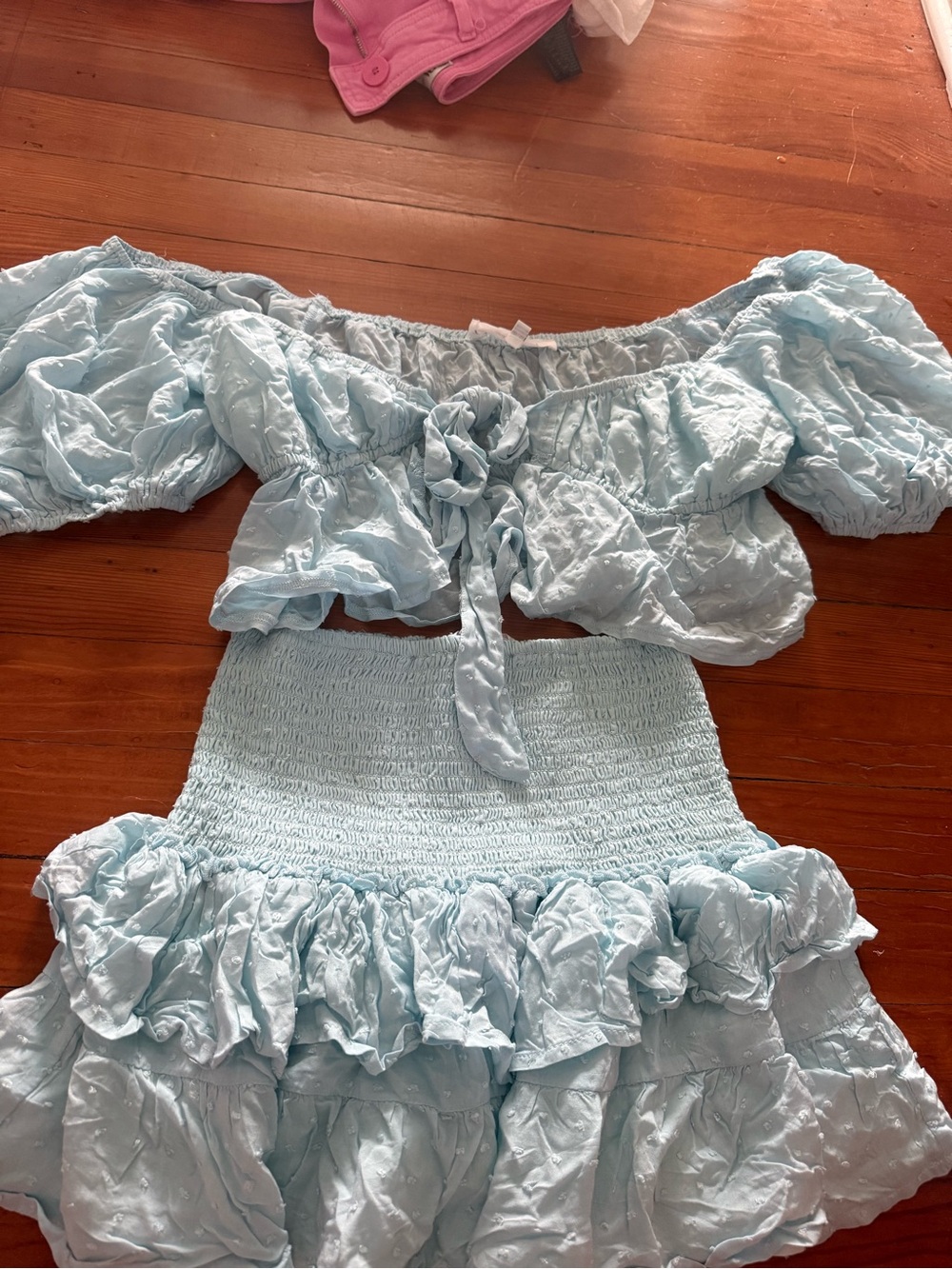 Isabelle’s Cabinet Baby Blue Two Piece Set